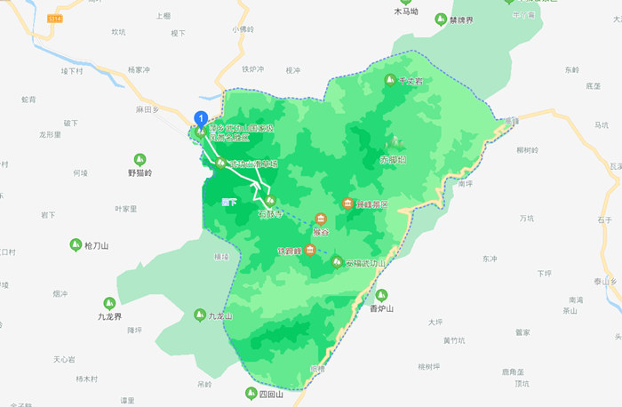 武功山在哪里?(江西武功山的详细地址与地图)3