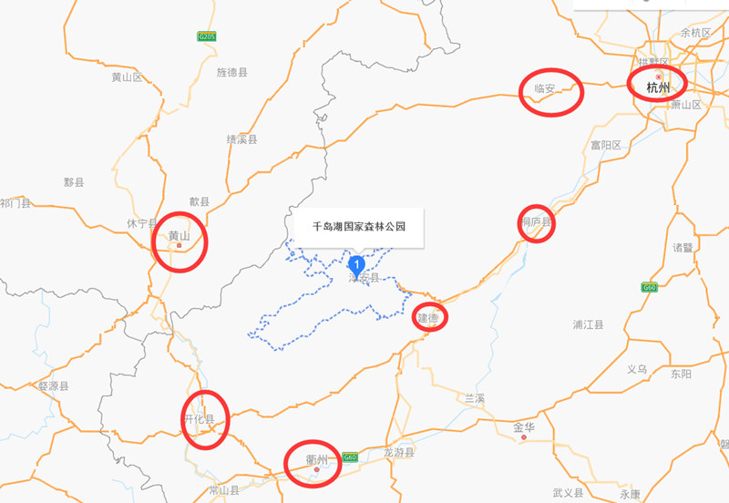 千岛湖在哪里?千岛湖地图