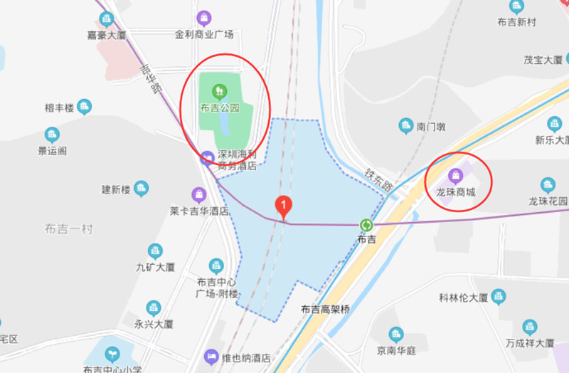 深圳东站在哪里?深圳东站地图2