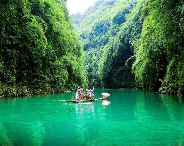 2020中国旅游百强县景点--重庆阿依河