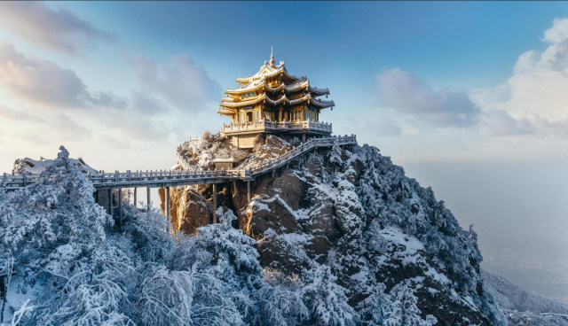 老君山在哪里?--冬天的老君山