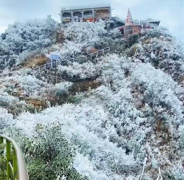 冰封的阴那山你见过吗?这才是冬天该有的样子