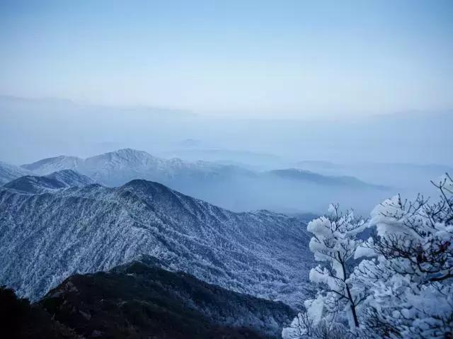 华南之巅猫儿山雾凇雪景奇观,简直不要太美了!