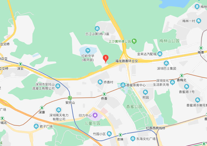 深圳梅园在哪里?深圳梅园地图