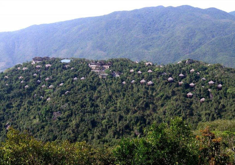 山中的楼阁,人间的天堂--三亚亚龙湾鸟巢度假村别墅群1