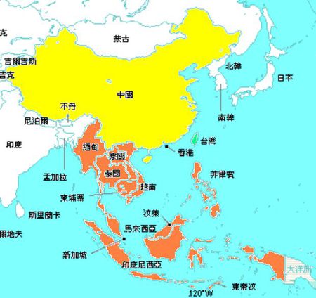 什么是东南亚?东南亚有哪些国家?东南亚国家分布地图