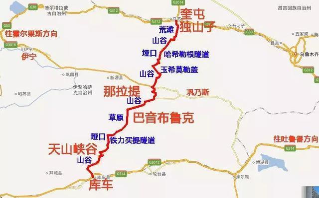 一年只开放四到五个月的独库公路的美景与自驾游行程介绍