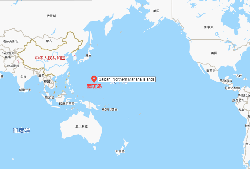 塞班岛在哪里?塞班岛是哪个国家的?塞班岛位置地图
