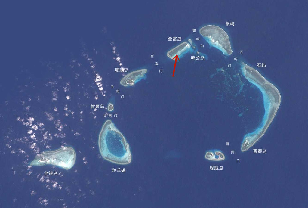 西沙群岛地图2--全富岛